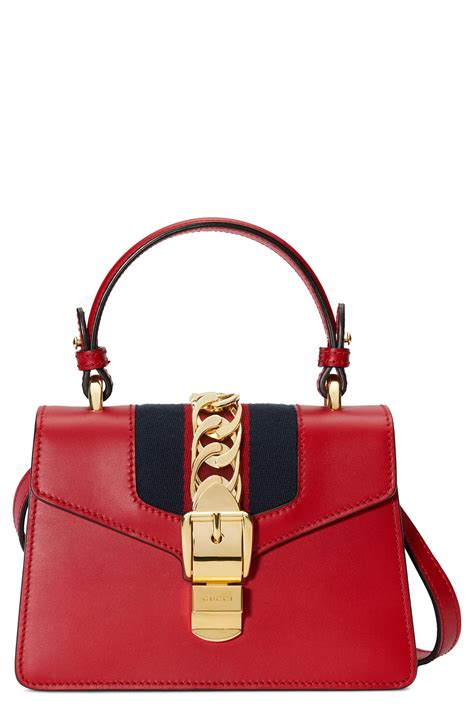 Gucci mini sylvie top handle bag